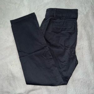 Charcoal/Grey LOFT chino pants 6P Petite